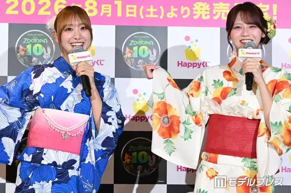 ＝LOVE高松瞳＆瀧脇笙古「ズートピア」イメージの華やか浴衣姿 息ぴったりの“バディ感”見せる
