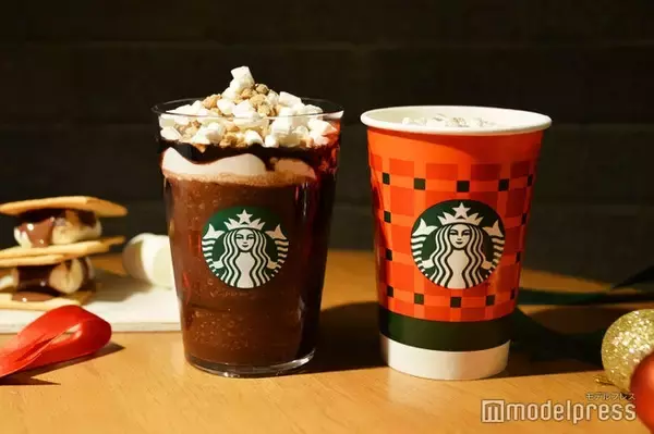 スタバ、スモアの新作フラペチーノ＆チョコレート ラテ＜試飲レポ＞ 満足感生むごろごろマシュマロやクランチ使用