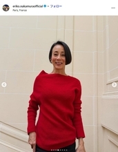 中村江里子アナ、母・妹・娘3世代で軽井沢旅行 顔出しショットに「そっくり」「みんな美人」の声