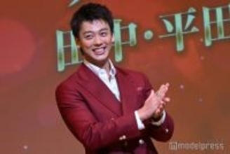 竹内涼真、真っ赤なスーツ姿で登場「あんたが」プロデューサーを鼓舞「僕ら同世代がこれからも面白いものを作っていこうじゃねえか！」【2026年エランドール賞】