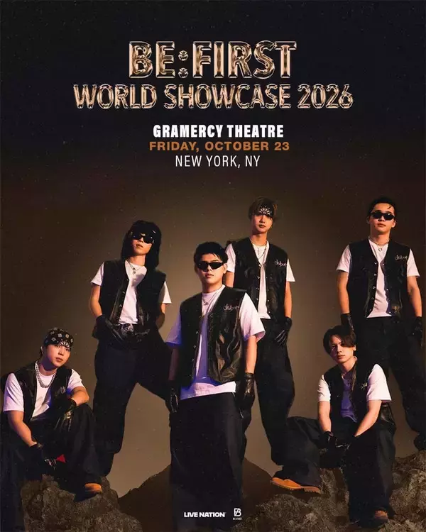 BE:FIRST、ワールドショーケース開催決定 アジア・アメリカ4都市巡る【BE:FIRST WORLD SHOWCASE 2026】