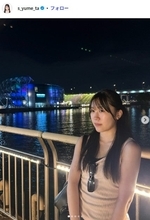 鈴木福の妹・夢「腹筋バキバキにしたい」美ウエスト際立つショート丈トップス姿披露「縦線できててすごい」「かっこいい」の声