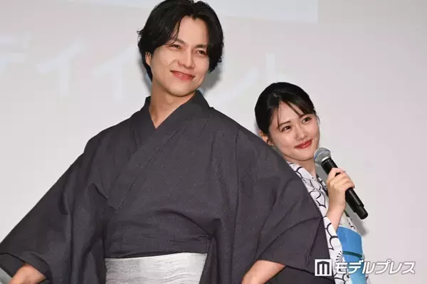 WEST.重岡大毅＆原菜乃華、誕生日当日に浴衣姿でイベント登壇 プレゼント贈り合う【5秒で完全犯罪を生成する方法】