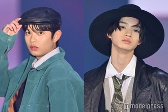 「国宝」子役コンビが揃ってランウェイ登場 黒川想矢＆越山敬達に歓声【ガルアワ2025AW】