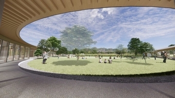 スノーピークが佐賀・吉野ヶ里歴史公園に新複合施設 サウナ付きコテージやスタバ、ライブラリーも