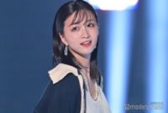 岡崎紗絵、ノースリーブ衣装姿に絶賛の声「お顔小さい」「スタイルレベチ」