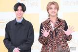 「【紅白リハ1日目】King ＆ Prince高橋海人、会見中に突然永瀬廉へ発言内容を確認 永瀬は「希望の丘」交えたコメントも」の画像1