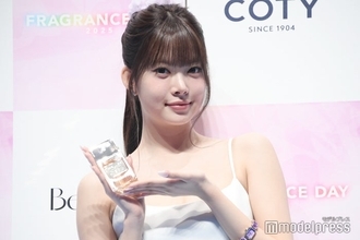 LE SSERAFIMウンチェ、ミニワンピで美脚披露 “愛されマンネ”が東京ドーム公演に意気込み【FRAGRANCE DAY 2025】