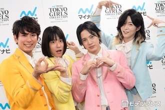 モナキ、2026年下半期の目標は「紅白歌合戦」ワンルーム住み・じんは1LDK引っ越しへの夢掲げる【TGC2026A/W囲み取材】