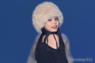 カジサック長女・梶原叶渚、肩見せトップス×ミニスカ姿で登場「スタイル良すぎ」「ギャルっぽくて可愛い」【TGCしずおか2026】