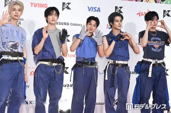 EVNNE、5人体制初の「KCON」出演 ステージで意識している部分は？【KCON JAPAN 2026／レッドカーペット】