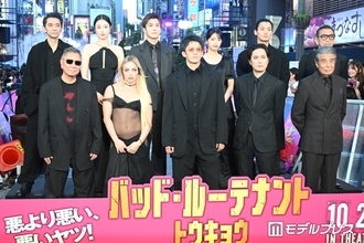 小栗旬・間宮祥太朗・リヴ・モーガンら豪華11人が歌舞伎町に集結【「バッド・ルーテナント：トウキョウ」TOKYOプレミア】