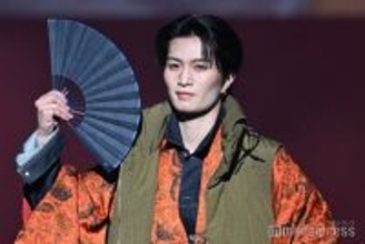 ACEes那須雄登、人生初ランウェイ ミリタリー×和コーデで圧巻オーラ放つ【TGC広島2025】