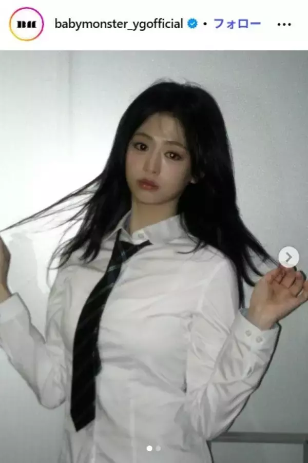 BABYMONSTERアヒョン、美脚スラリのミニ丈ルームウェア姿 モーニングルーティン動画に「スタイル完璧すぎ」「すっぴんもレベチ」の声