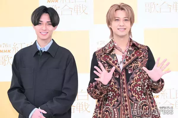 【King ＆ Prince紅白／会見全文】“今年の漢字”更新 永瀬廉「光」・高橋海人「王」