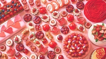 ヒルトン京都のイチゴスイーツビュッフェ、贅沢なケーキやタルトで甘美な世界に“メロメロ”に