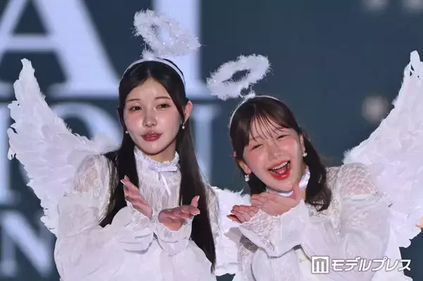 きりまる＆えみ姉、姉妹でお揃い天使コーデ キュートな投げキスに視線釘付け【関コレ2026A/W】