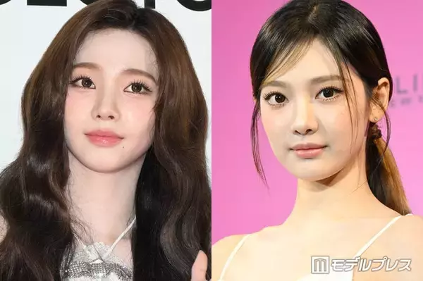 aespaニンニン＆カリナ、美肌輝くキャミ姿2ショットに熱視線「デコルテが綺麗すぎる」「仲良しで微笑ましい」