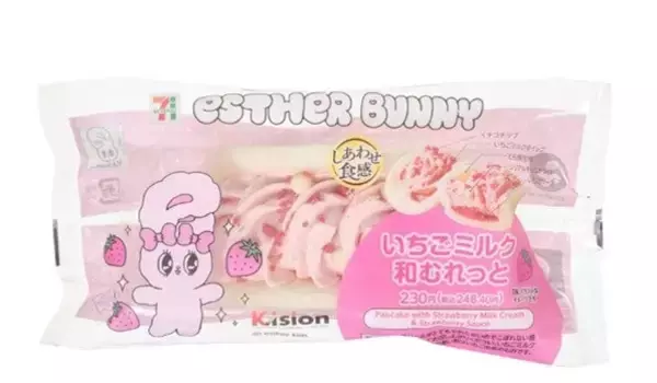 韓国発人気キャラ“エスターバニー”とセブンがコラボ、ピンクな春色スイーツ・パン全8品登場