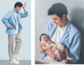小島よしお、赤ちゃん抱き優しい眼差し 育児雑誌「ひよこクラブ」第1子誕生後初表紙