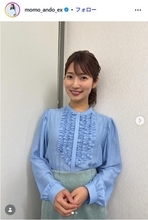 テレ朝・安藤萌々アナ「黒髪ロングが正義だと思ってた」学生時代の写真公開「美少女すぎて衝撃」「レベルが違う」と反響続々