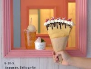 原宿に「クレープとエスプレッソとジェラートと」パリパリ生地＆多彩なフレーバーのデザート体験提供