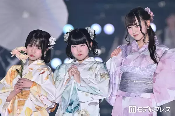 iLiFE!あいす・虹羽みに・若葉のあ、浴衣姿で3ショットランウェイ「可愛いが渋滞」「華やかで素敵」と反響【関コレ2026S/S】