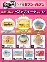 読者が選んだ「セブン‐イレブン」ベストスイーツトップ10を発表【モデルプレスランキング】
