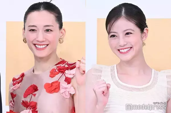 【紅白本番】綾瀬はるか＆今田美桜の衣装チェンジに反響 オープニングとの“比較”も話題