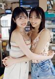「晴こころ＆江下晏梨、ビキニ姿で美バスト際立つ “あんはる”コンビで「ヤンマガ」表紙初登場」の画像1