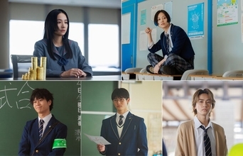 山下美月、10cm以上ヘアカットで孤高の生徒会長に 堀田真由・前田旺志郎ら“クセ強”天才高校生役「地雷グリコ」キャスト5人解禁