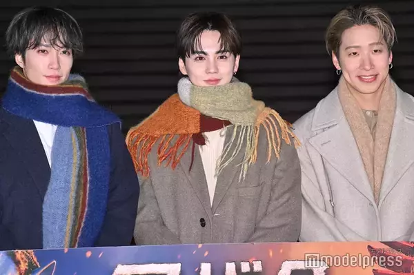 THE RAMPAGE藤原樹「気のせいか熱くなってきました」陣＆吉野北人と横浜の屋外点灯式に登場