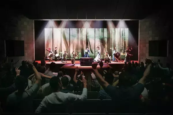 京都駅前に“和太鼓エンタメ”DRUM TAOの新劇場、2026年4月開業 提灯＆暖簾が彩るラウンジやルーフトップも