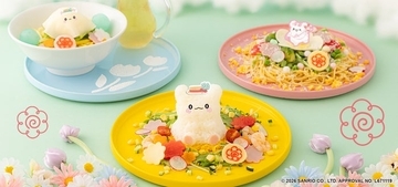 サンリオ「はなまるおばけ」限定カフェが東京・大阪で開催 特別なごほうびメニュー＆グッズ続々