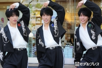 三つ子・佐藤三兄弟、夢は「紅白」出場 メジャーデビュー曲初披露で会場沸かす
