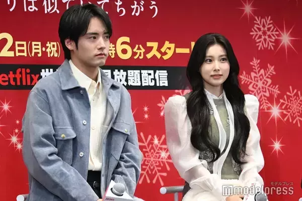 赤楚衛二＆IZ*ONE出身カン・ヘウォン、“クリスマスデート風”コーデで登場 互いの呼び名も明らかに【キンパとおにぎり】
