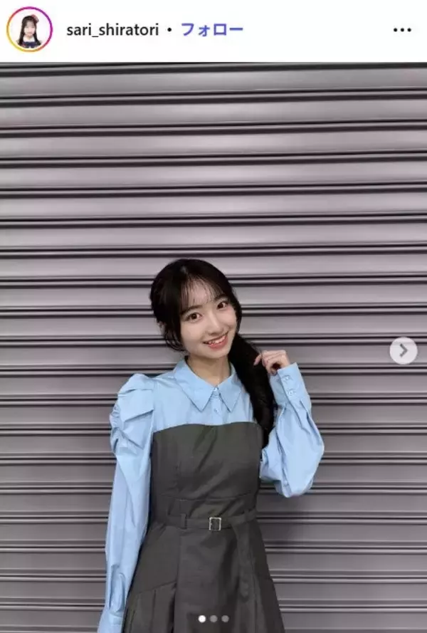 「AKB48メンバー、“ミント色”ヘアスタイル公開「めちゃくちゃ似合ってる」「妖精かと思った」の声」の画像