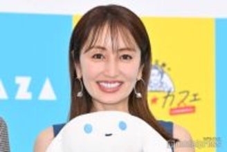 矢田亜希子、圧巻美脚輝く膝上ミニワンピ姿「とにかく脚が長い」「憧れの女性」と反響