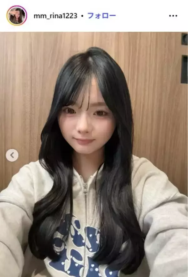 元ばんばんざい流那の妹・莉那（りな）、大胆イメチェン姿に絶賛の声「お人形さんみたい」「さらに可愛く進化してる」