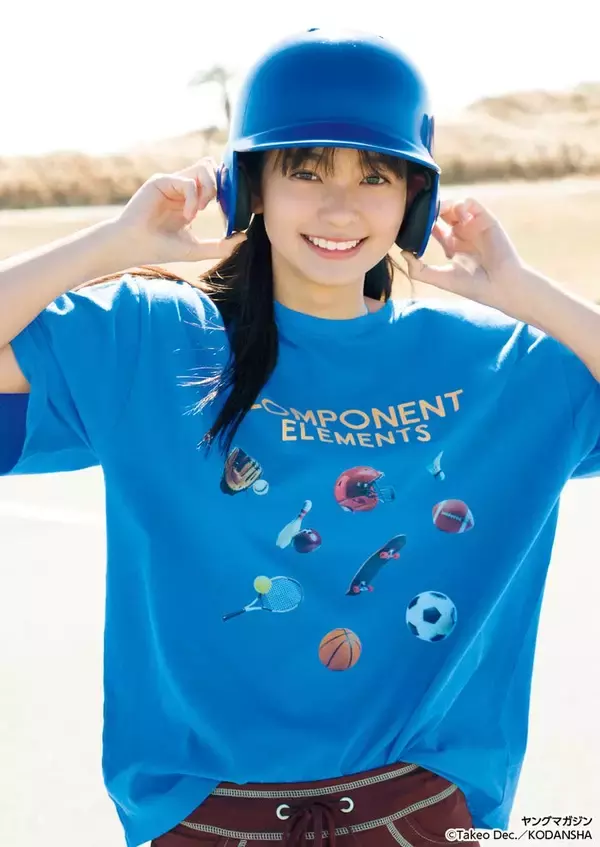 「ちはやふる-めぐり-」出演女優・涼井菜生、グラビア初登場 はつらつとした笑顔披露