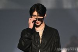 GYUTAE、オールブラックコーデで笑顔封印ランウェイ サングラス外しに観客の視線集中【TGC広島2025】