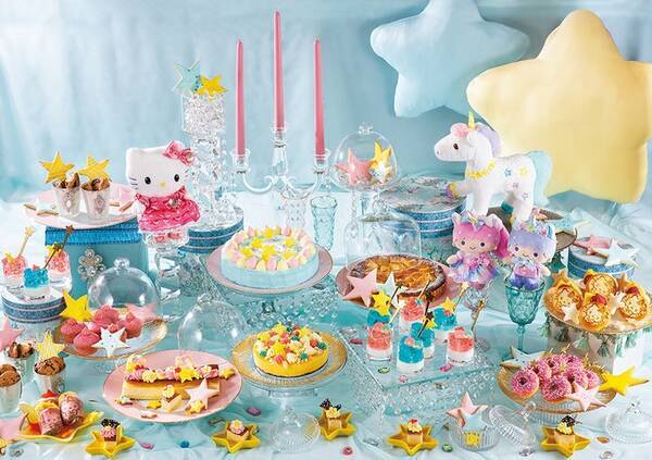 キキ ララのデザートバイキング 京王プラザホテル多摩で開催 星降るゼリーや水色 ピンクケーキ 21年9月9日 エキサイトニュース