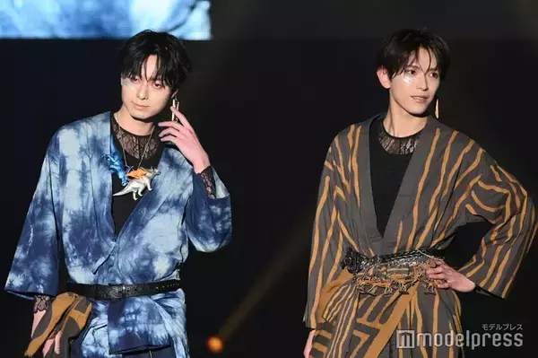 ACEes作間龍斗＆深田竜生、“駿河和染”⾐装纏い堂々ランウェイ 仲睦まじいやり取りに歓声【TGCしずおか2026】