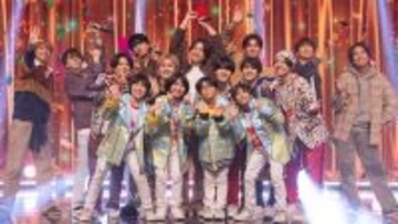 WEST.＆関西ジュニア、コラボパフォーマンス 藤井流星は“似ている”後輩とキメ顔披露しスタジオ驚き「兄弟じゃん」【Star Song Special】