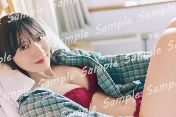 日向坂46河田陽菜、ボルドーランジェリーでリラックス 2nd写真集特典ポストカード第5弾公開【テイクオフ】