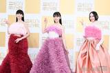 「【紅白リハ1日目】Perfume“本番で着たかった”豪華ドレスで会見登壇「最後なので」」の画像1