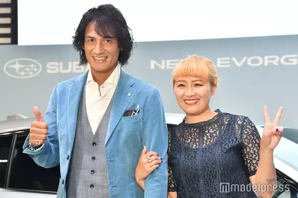 丸山桂里奈、夫・本並健治氏との2ショット公開 長女も付き添い「最高にお似合いの夫婦」「おませさんで可愛い」の声