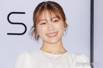 渋谷凪咲、美肌際立つウエディングドレス姿に絶賛の声「透明感凄い」「スタイルの良さ際立つ」
