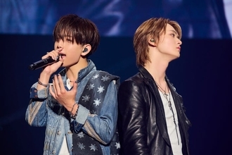 STARGLOWファンミ、縁あるベテラン芸人がMC「大先輩ってフリやめてくれる？（笑）」KANON＆RUIとの舞台裏会話も