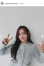 大沢あかね、眉＆リップアート直後のドアップ自撮りに反響「肌綺麗すぎ」「努力に尊敬」